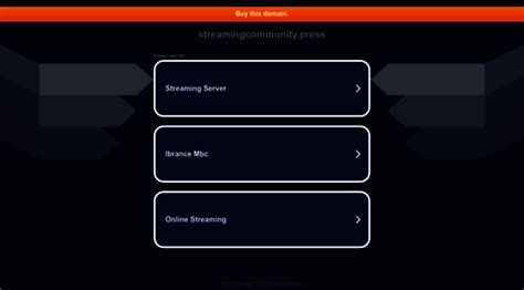 streamingcommunity press